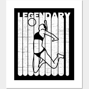 Volleyball Legendary Player Posters and Art